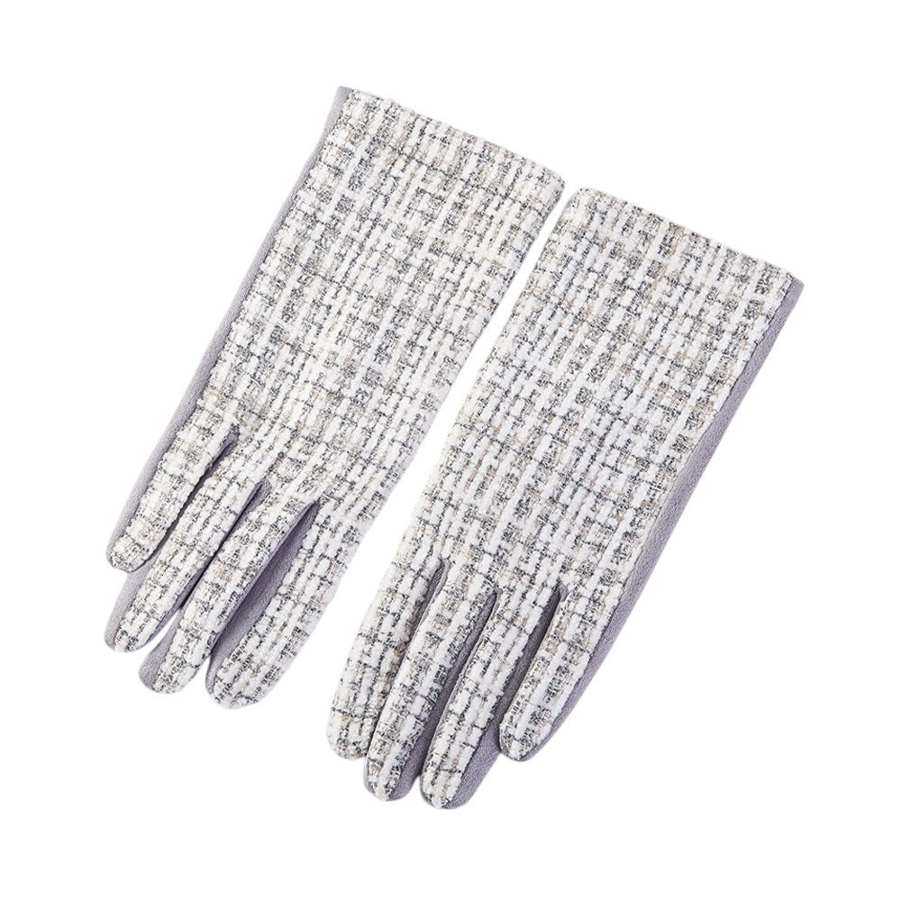 Lurex Tweed Smart Touch Winter Gloves