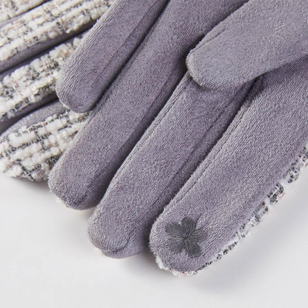 Lurex Tweed Smart Touch Winter Gloves