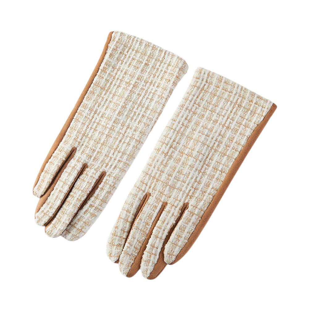 Lurex Tweed Smart Touch Winter Gloves