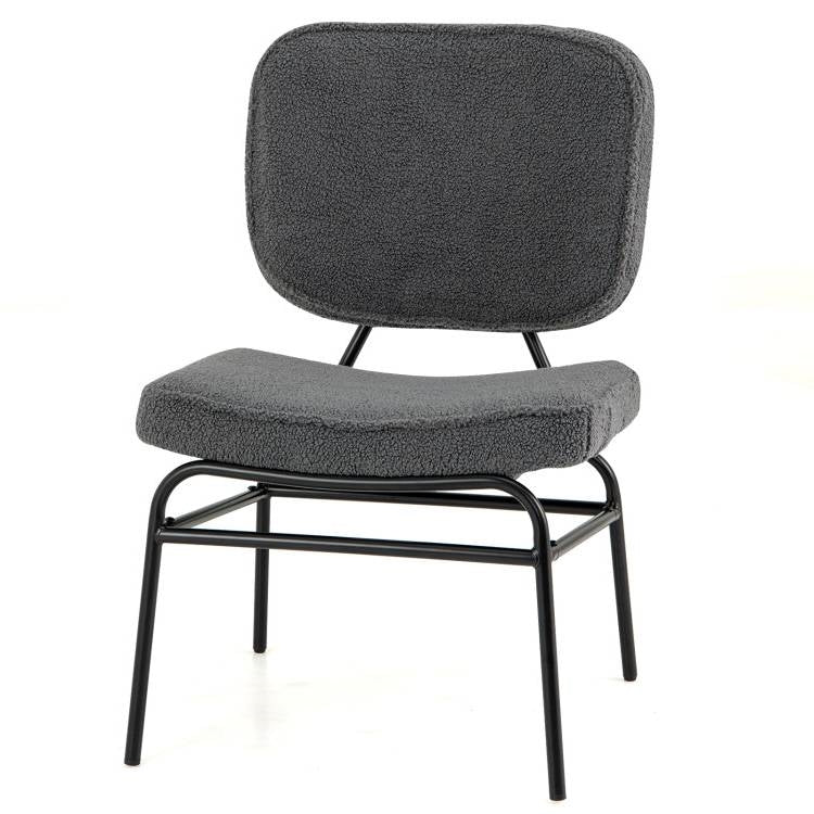 Sillón auxiliar ergonómico moderno acolchado gris tapizado