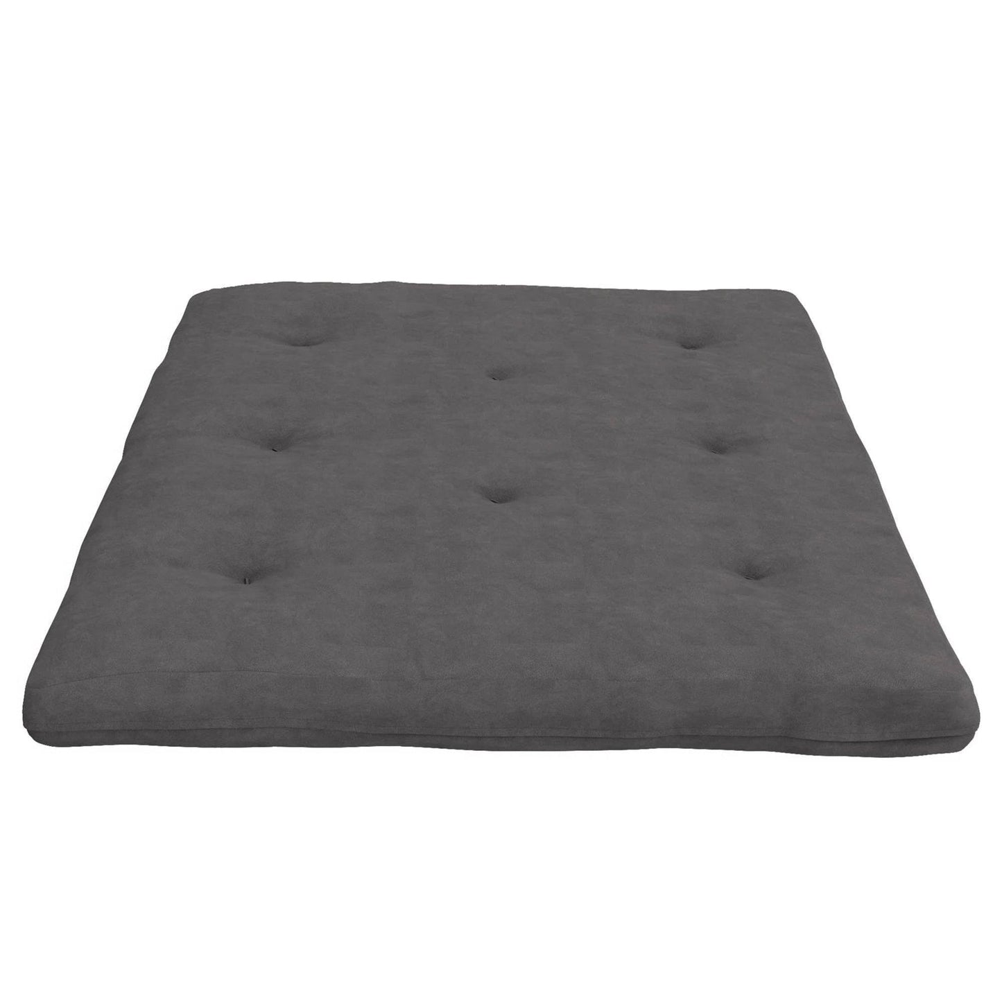 Colchón futón de tamaño completo de 6 pulgadas de grosor en color gris