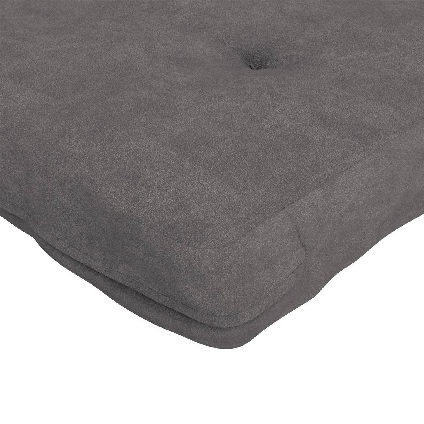 Colchón futón de tamaño completo de 6 pulgadas de grosor en color gris