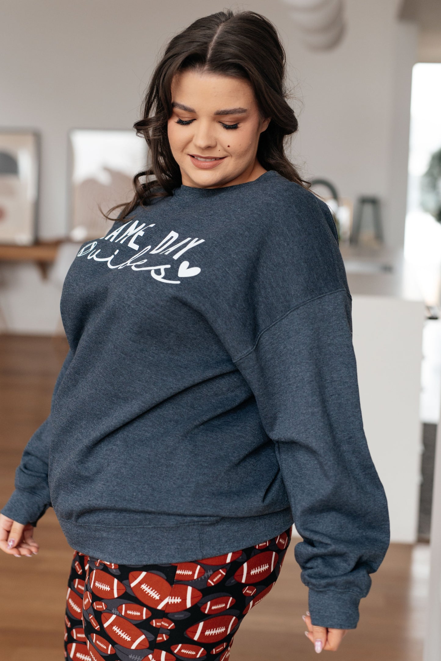 Sudadera con Capucha "Ambiente de Día de Partido"