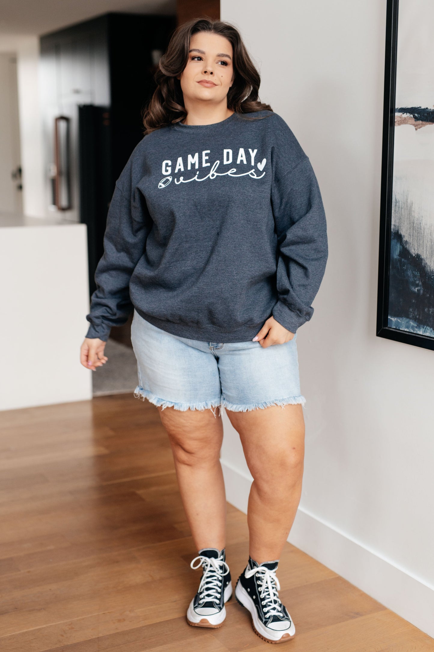 Sudadera con Capucha "Ambiente de Día de Partido"