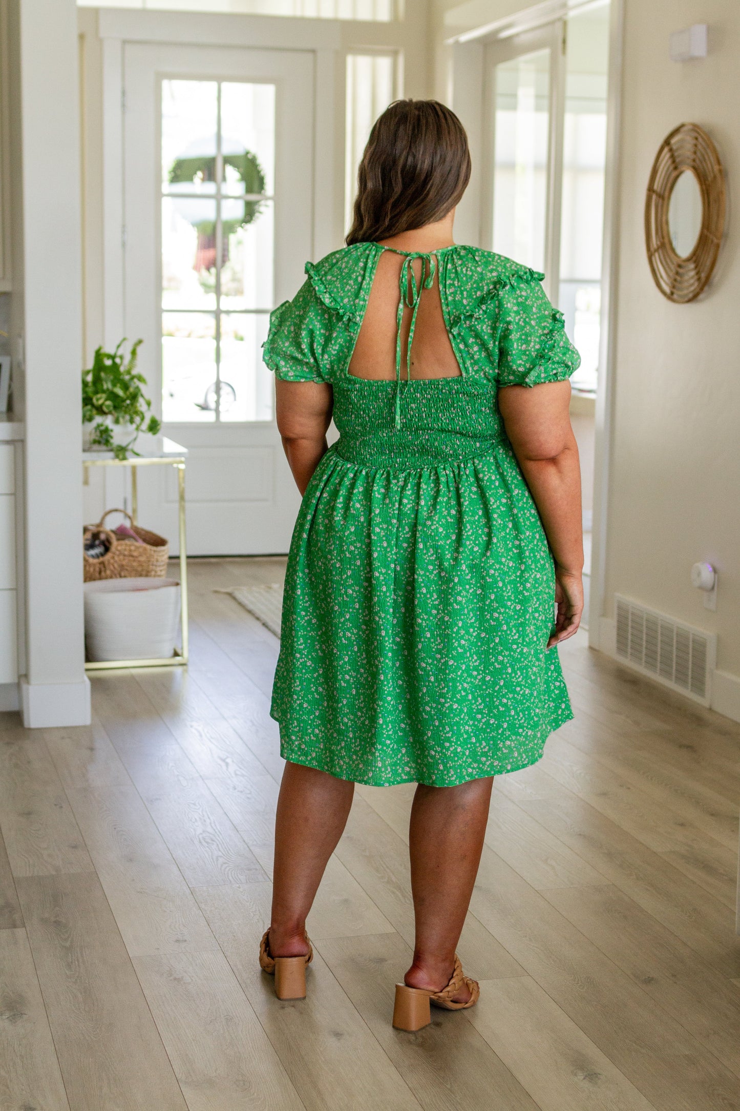 Vestido con cuello en V Garden Goddess