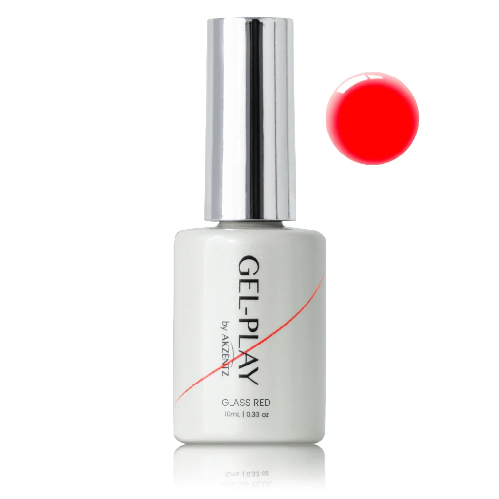 Akzentz - Gel Play Glass Red, 10ml