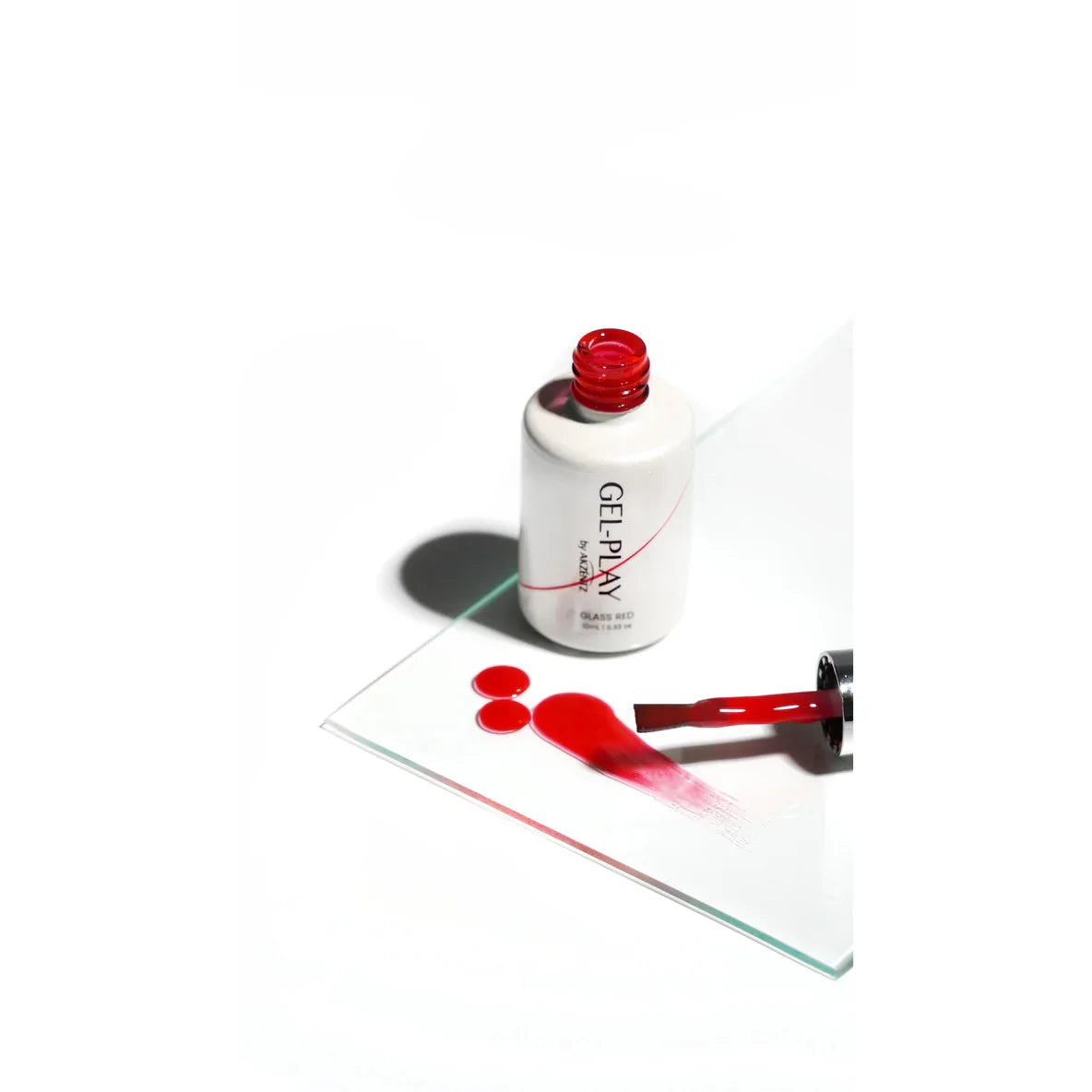 Akzentz - Gel Play Glass Red, 10ml