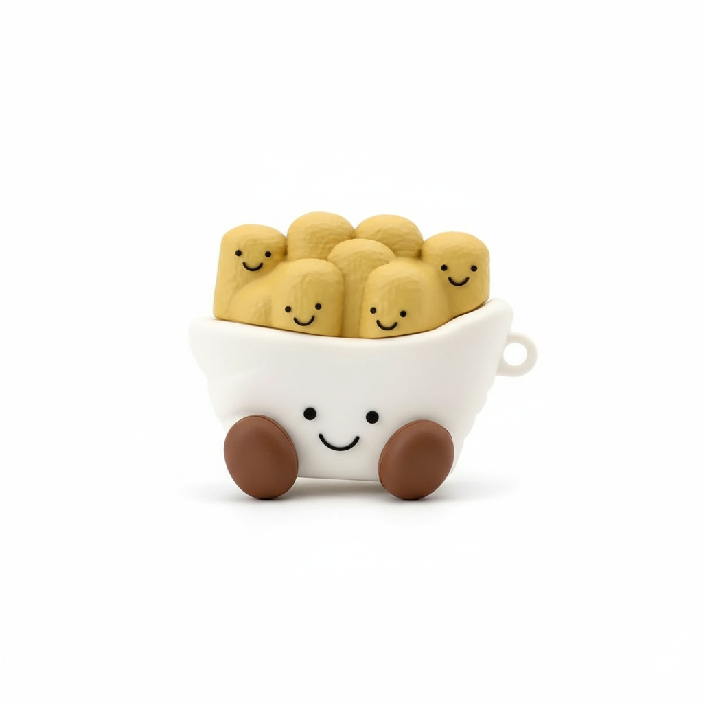 Comida Diversión Familiar · Estuche AirPods Pan de Molde