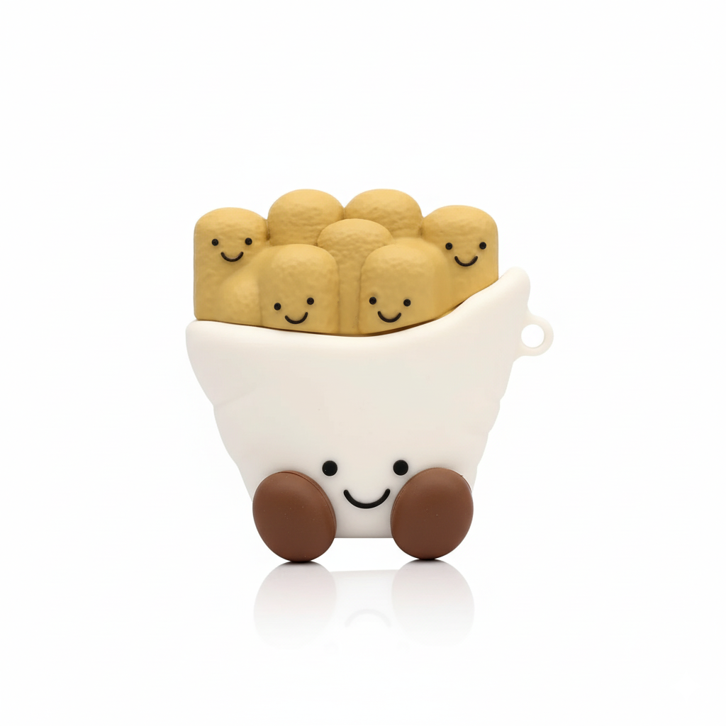 Comida Diversión Familiar · Estuche AirPods Pan de Molde
