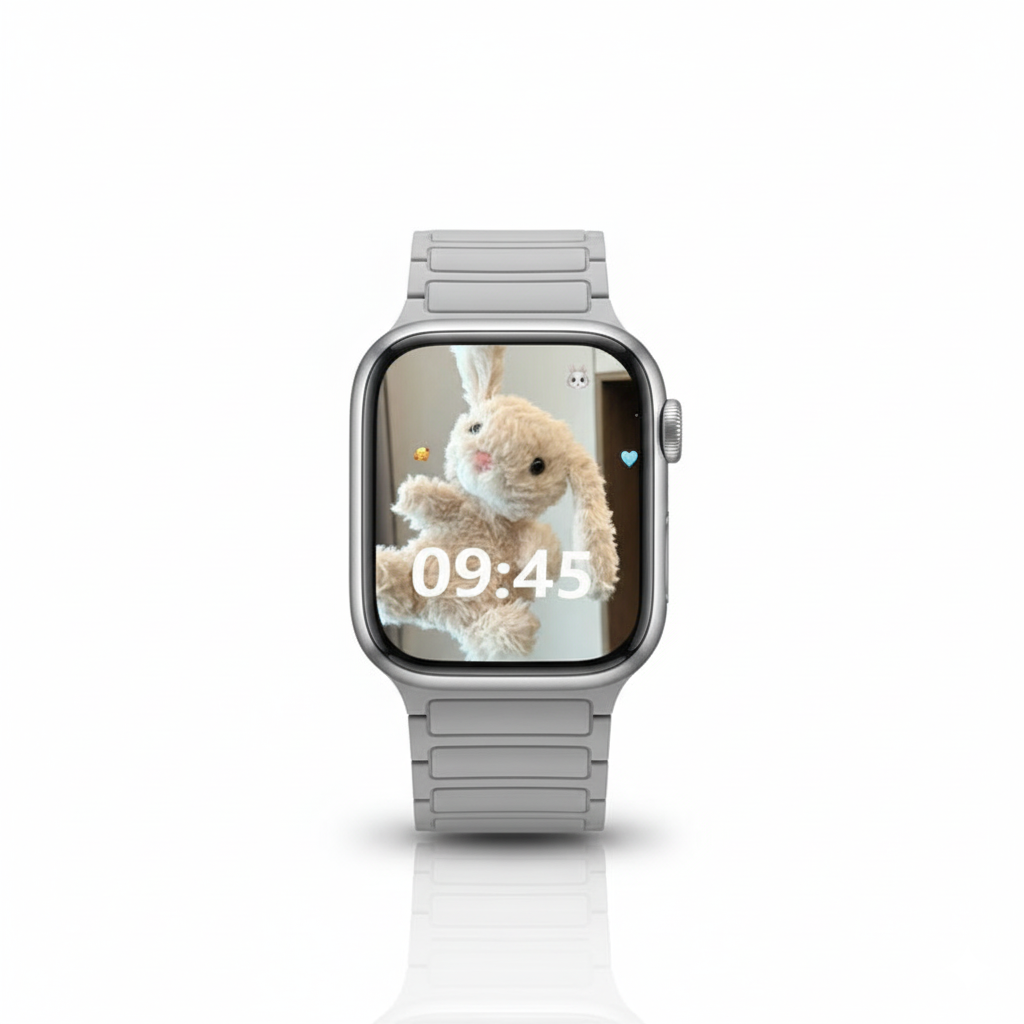 Correa integrada de cerámica glaciar gris para Apple Watch