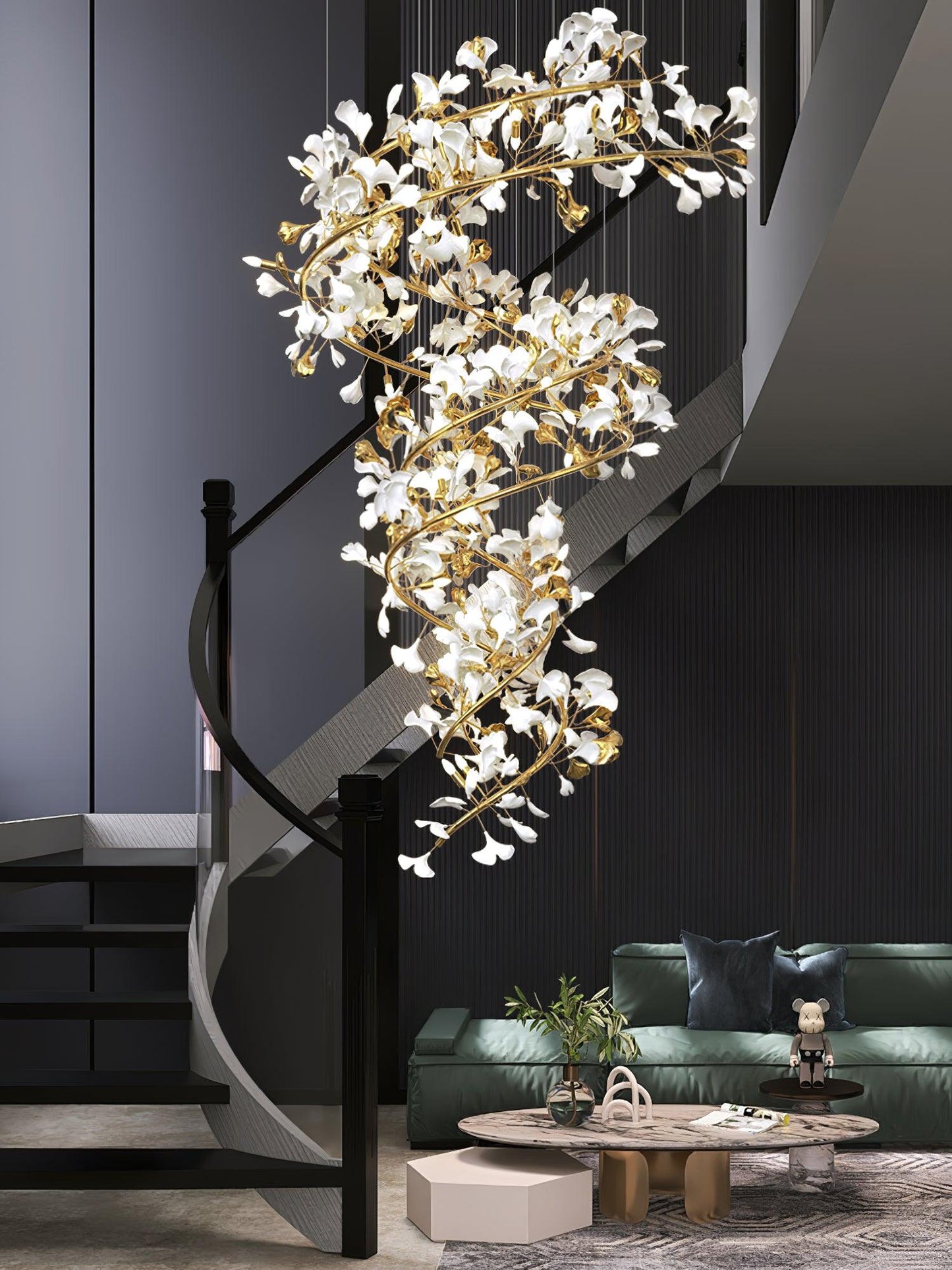 Candelabro de cerámica Gingko Q