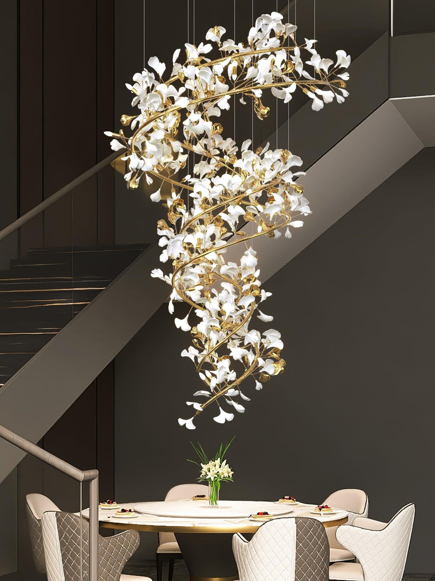 Candelabro de cerámica Gingko Q