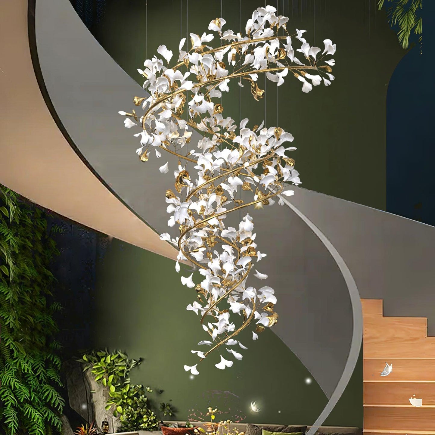 Candelabro de cerámica Gingko Q