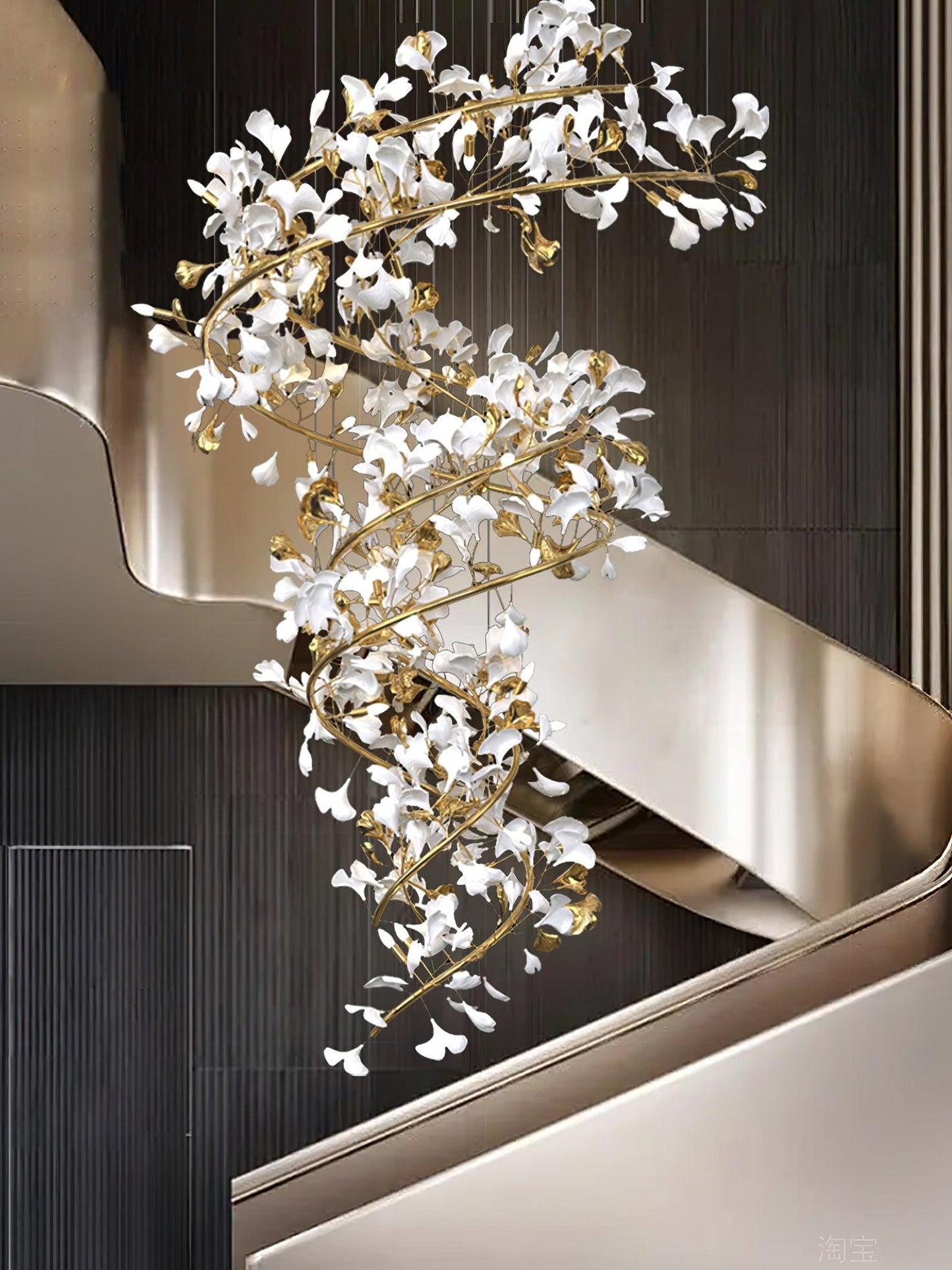 Candelabro de cerámica Gingko Q