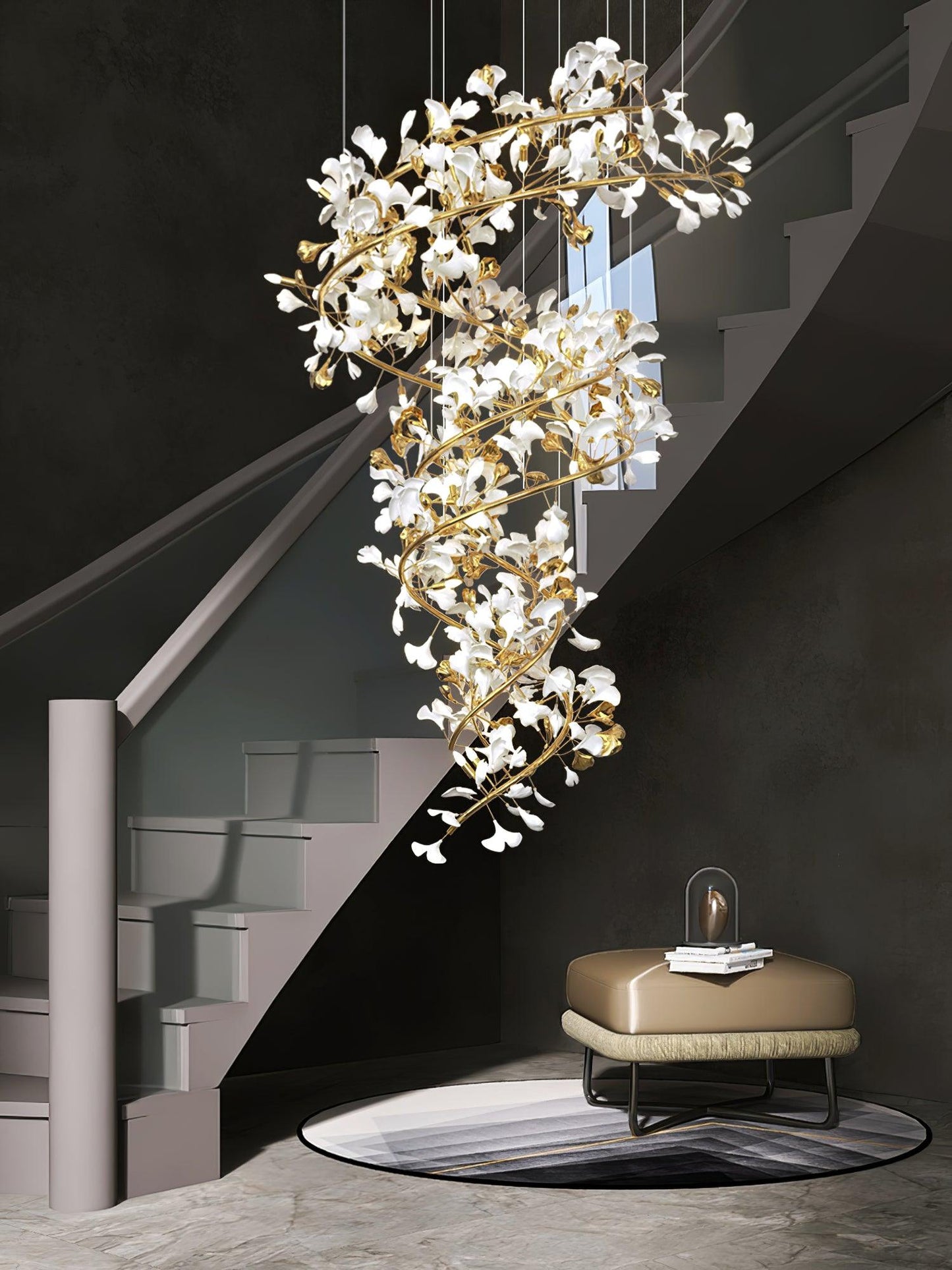 Candelabro de cerámica Gingko Q