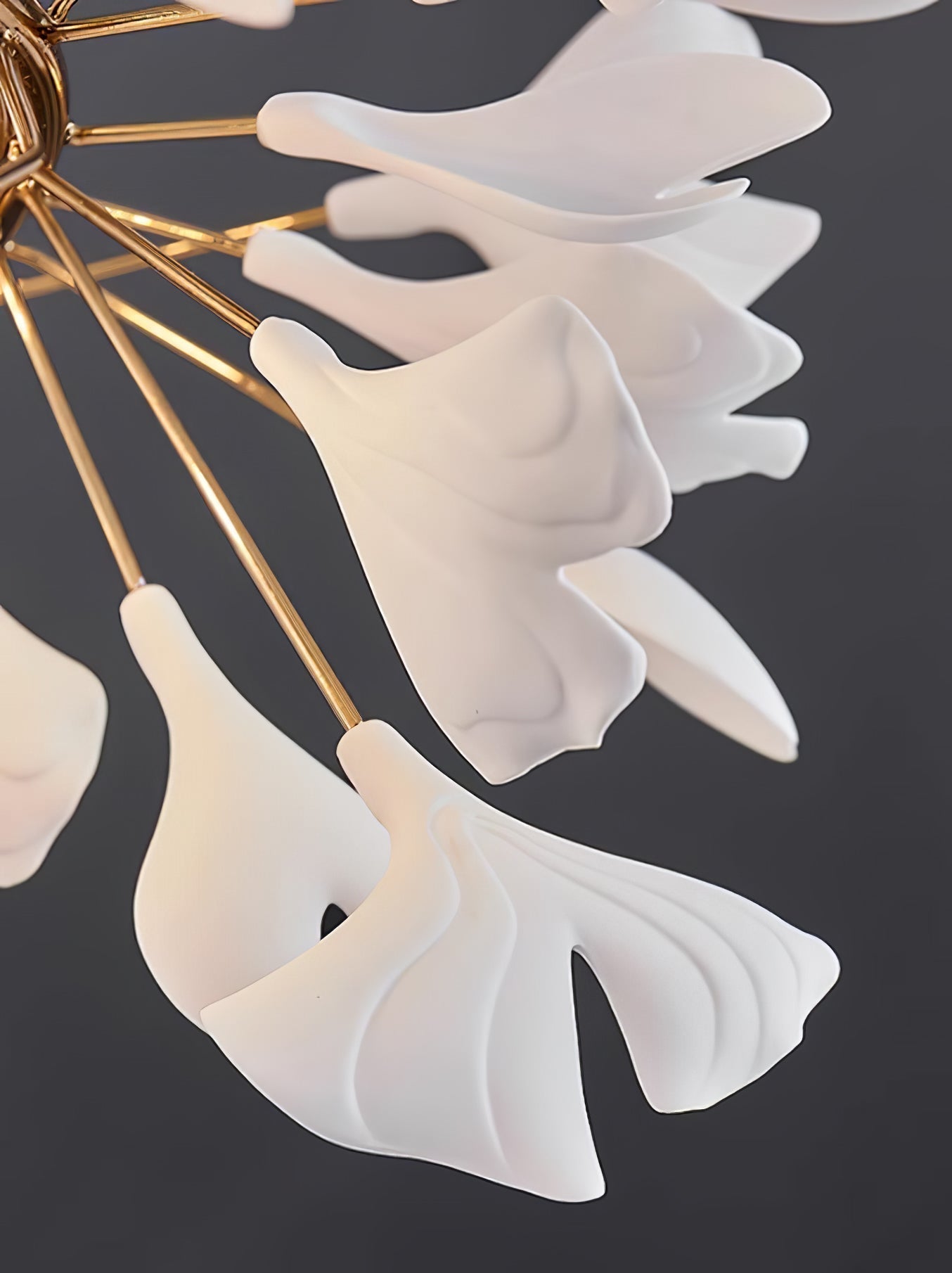 Candelabro Gingko de Doble Capa Combinado
