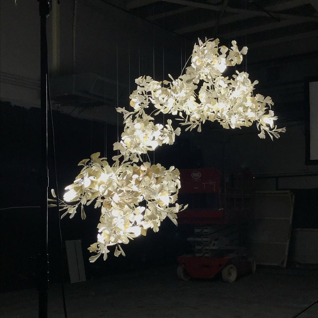 Lámpara de araña Ginkgo Combinación