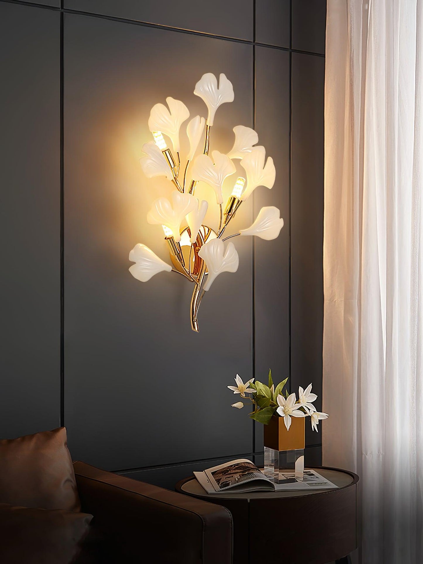 Lámpara de pared Ginkgo