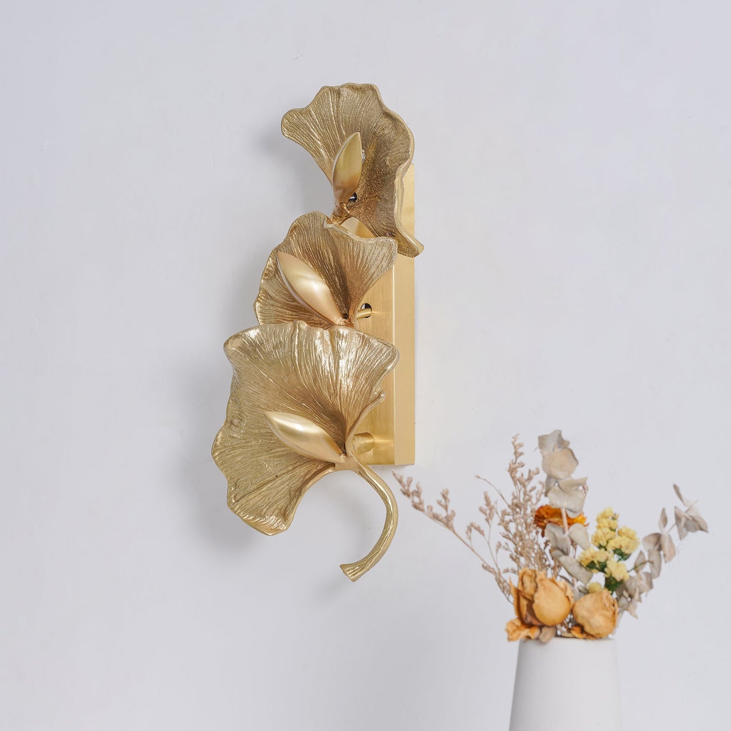 Lámpara de pared Hoja de Ginkgo