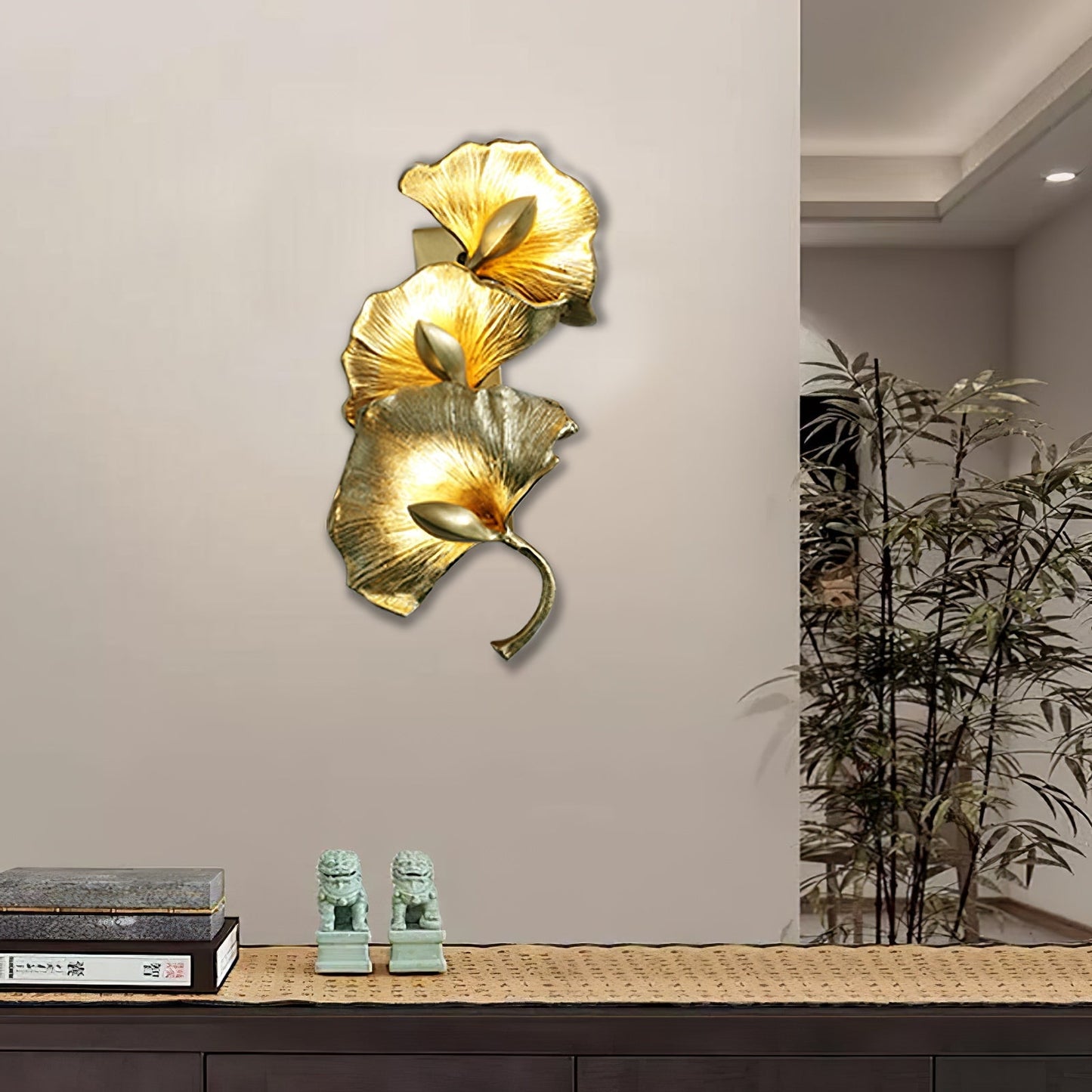 Lámpara de pared Hoja de Ginkgo