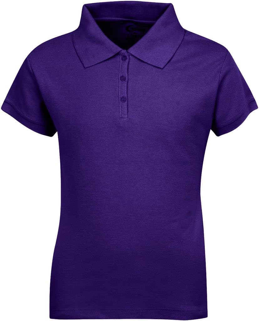 Juniors Short Sleeve Pique Polo Shirt - BIG SIZE