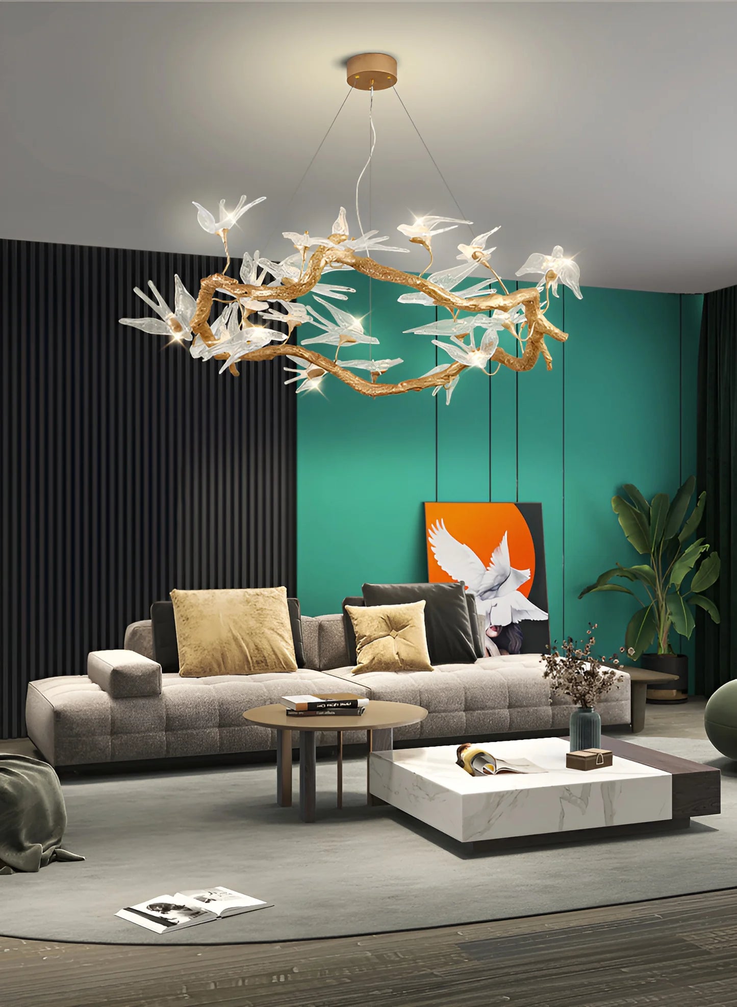 Candelabro Golondrina de Cristal