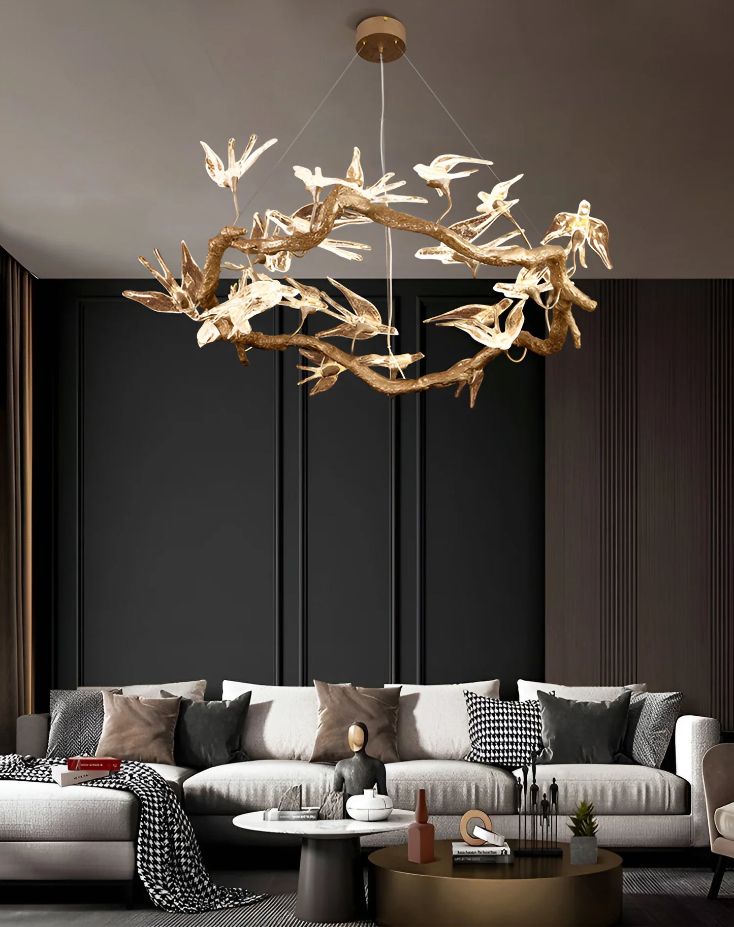 Candelabro Golondrina de Cristal