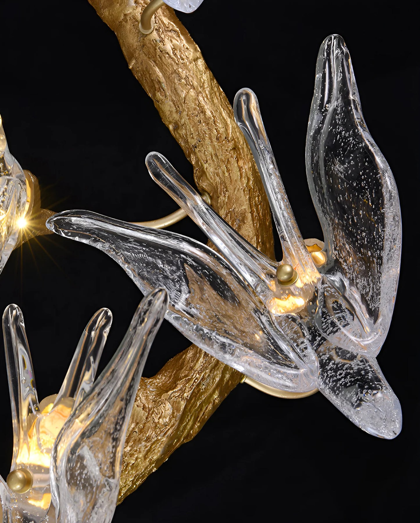 Candelabro Golondrina de Cristal