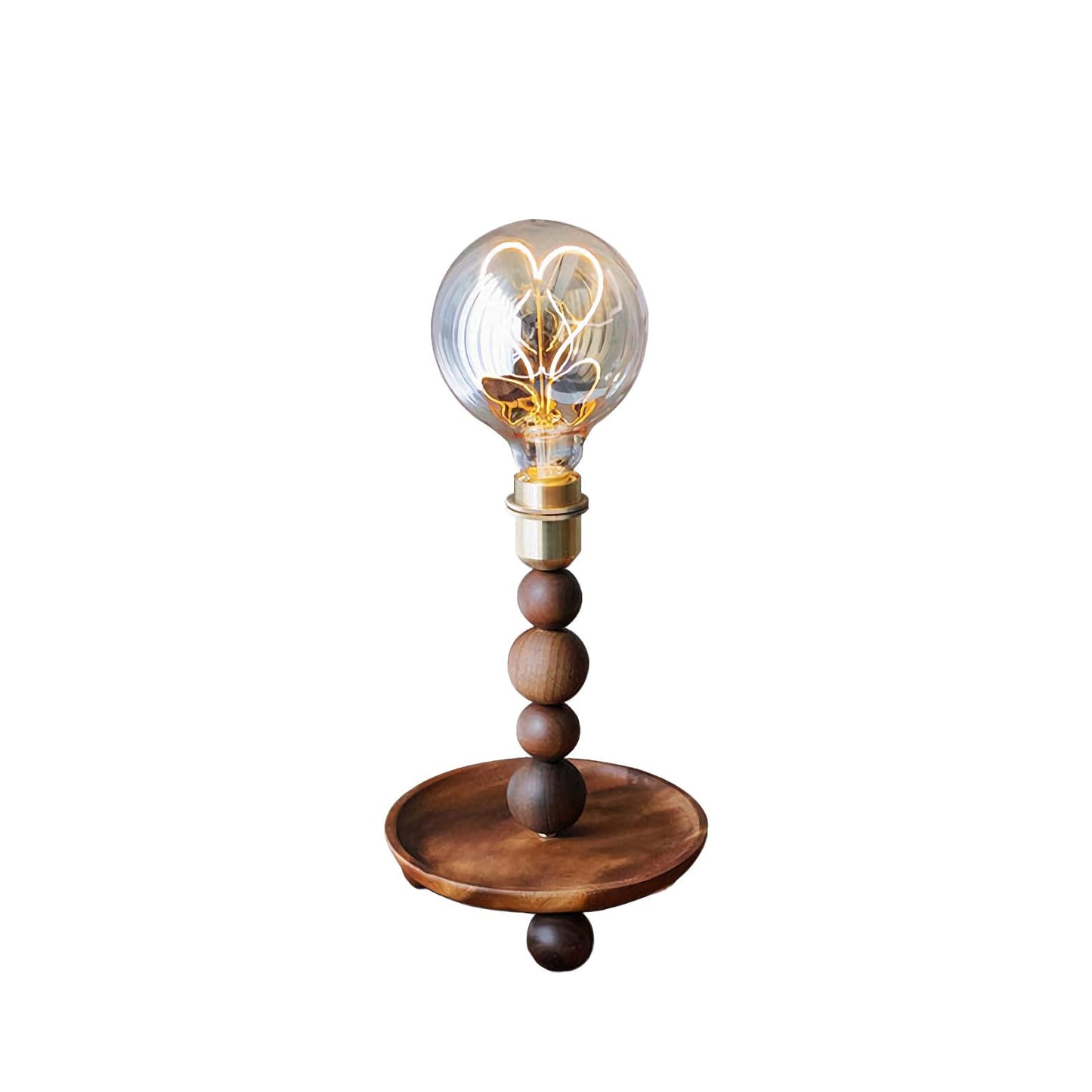 Lámpara de Mesa con Esfera de Cristal