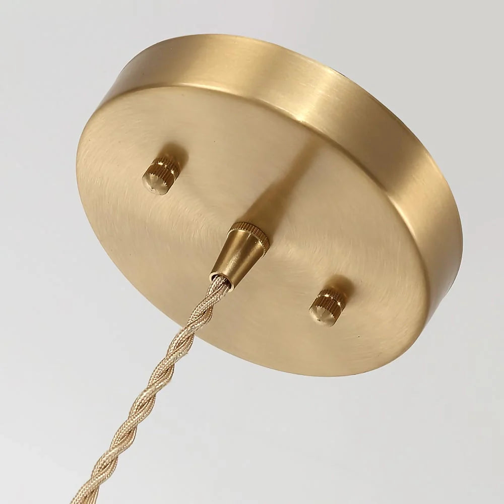 Colgantes de cristal con forma de pétalo