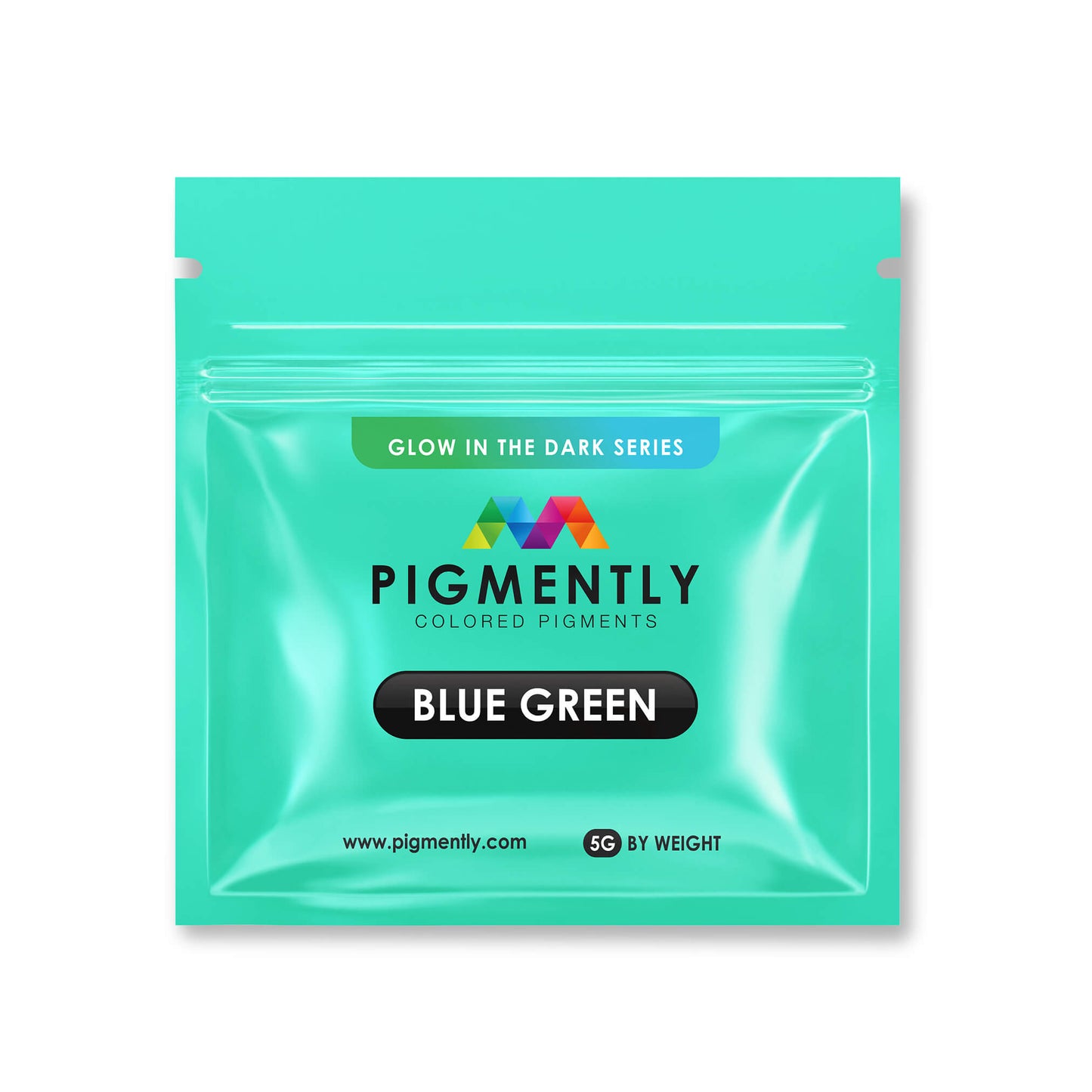 Pigmento en Polvo de Epoxi que Brilla en la Oscuridad Azul/Verde