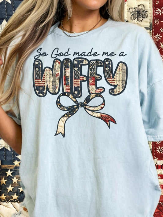 Dios me hizo patriota camiseta