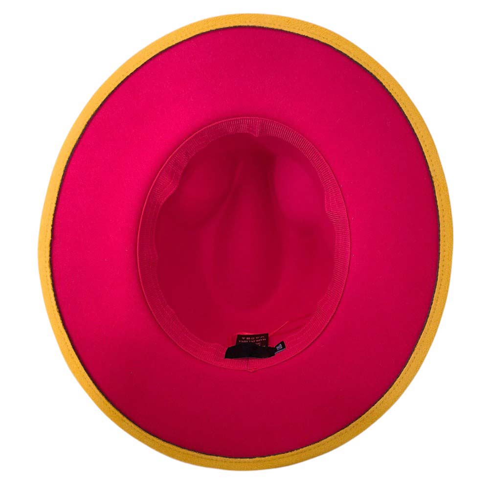 Belt Band Pointed Fedora Hat