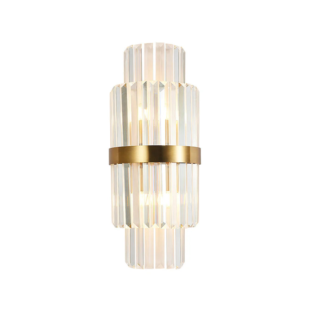 Lámpara de Pared Elegante de Tira Rectangular de Cristal