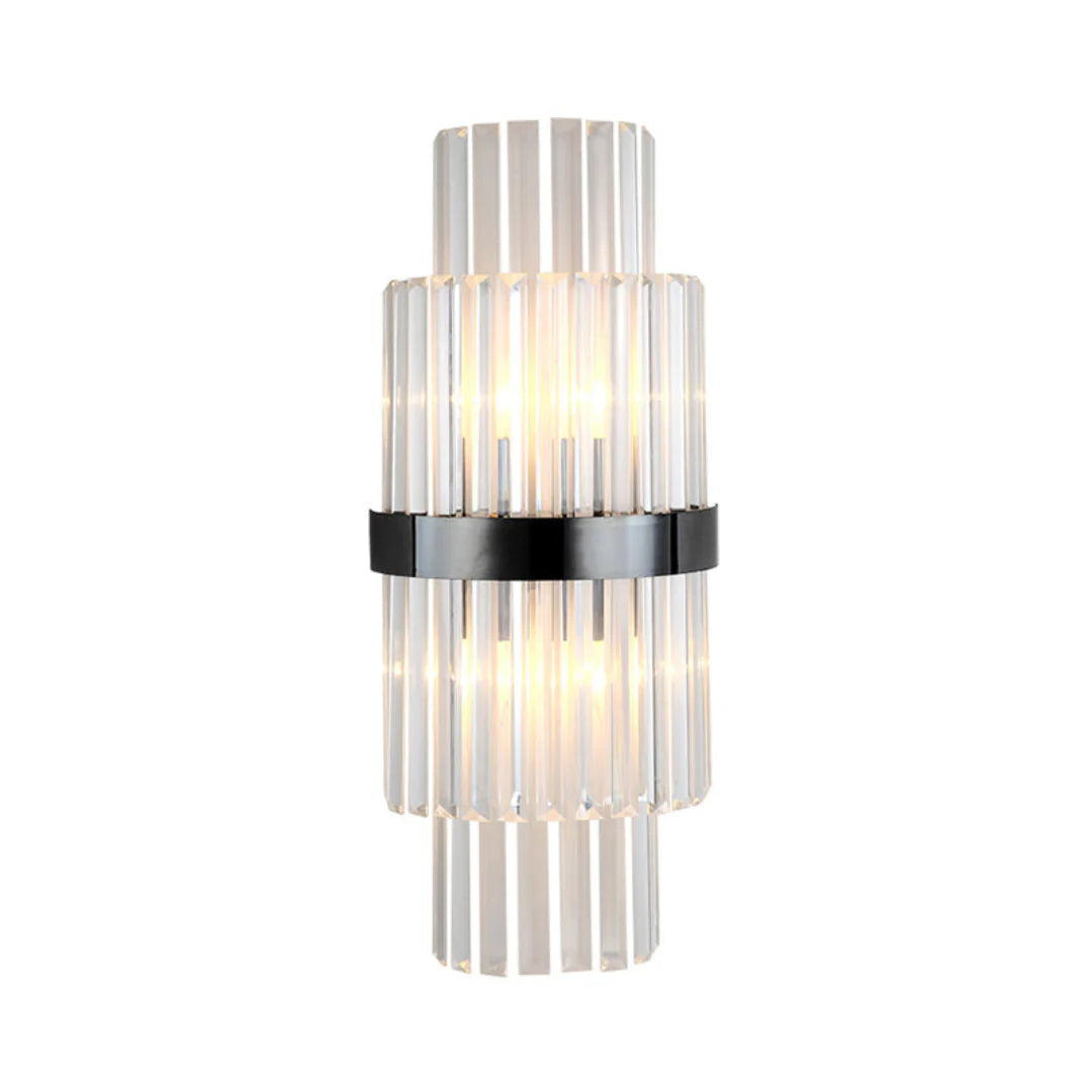 Lámpara de Pared Elegante de Tira Rectangular de Cristal