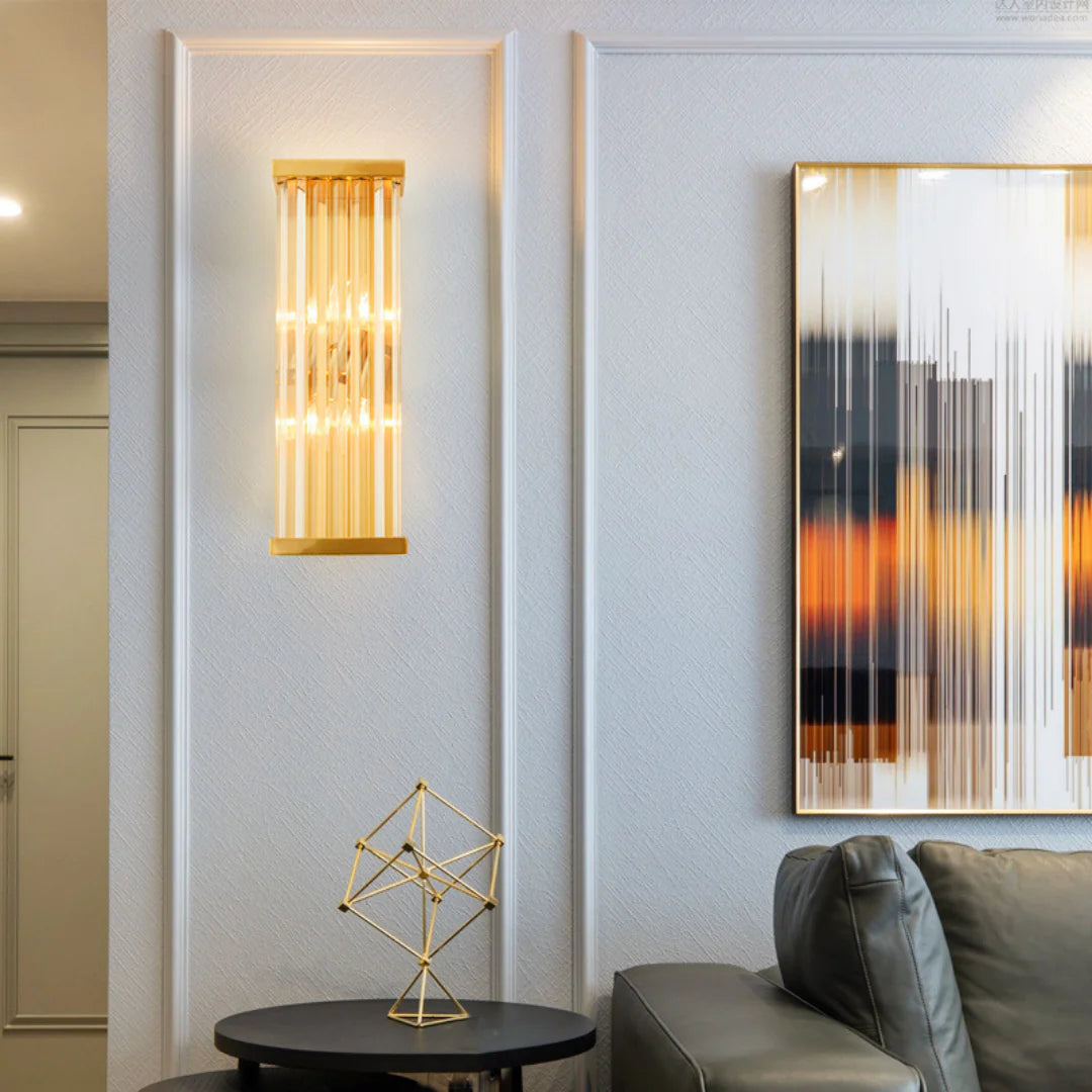 Aplique de pared Golden Crystal
