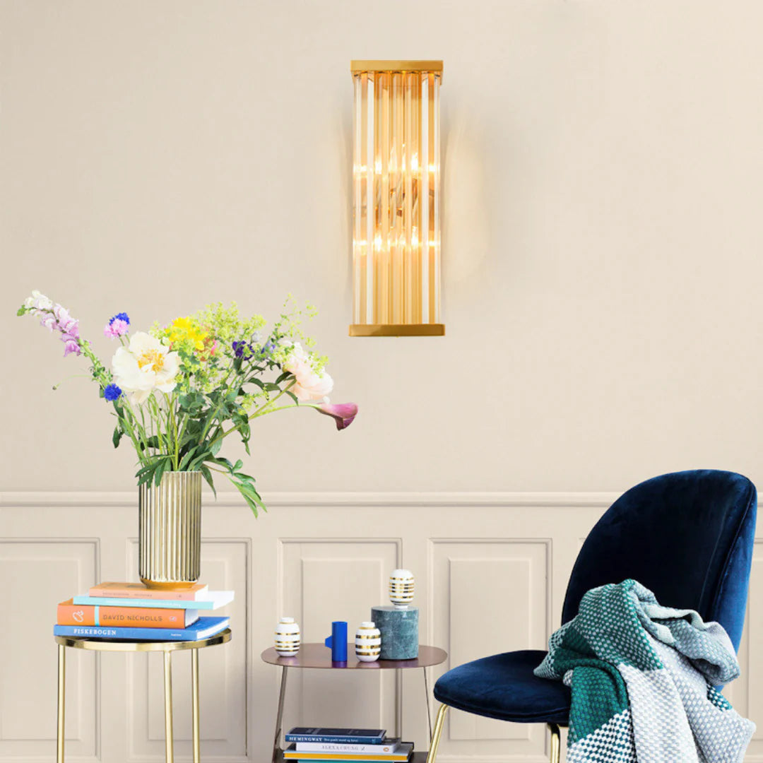Aplique de pared Golden Crystal