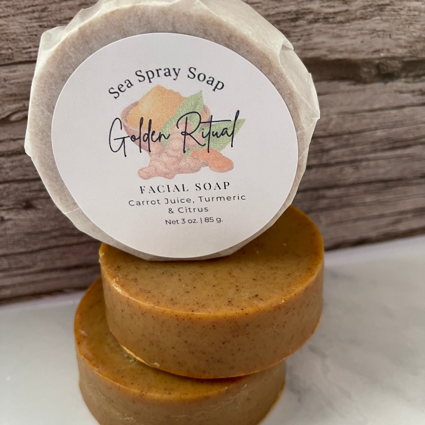 Jabón Facial con Infusión de Cúrcuma Golden Ritual