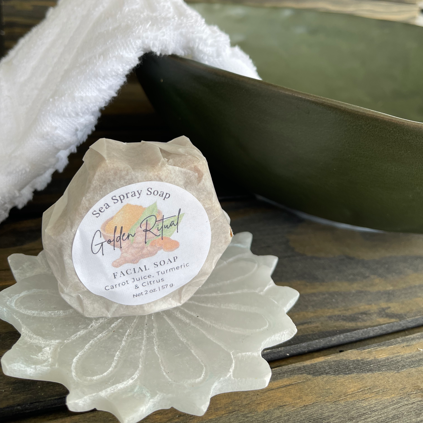 Jabón Facial con Infusión de Cúrcuma Golden Ritual