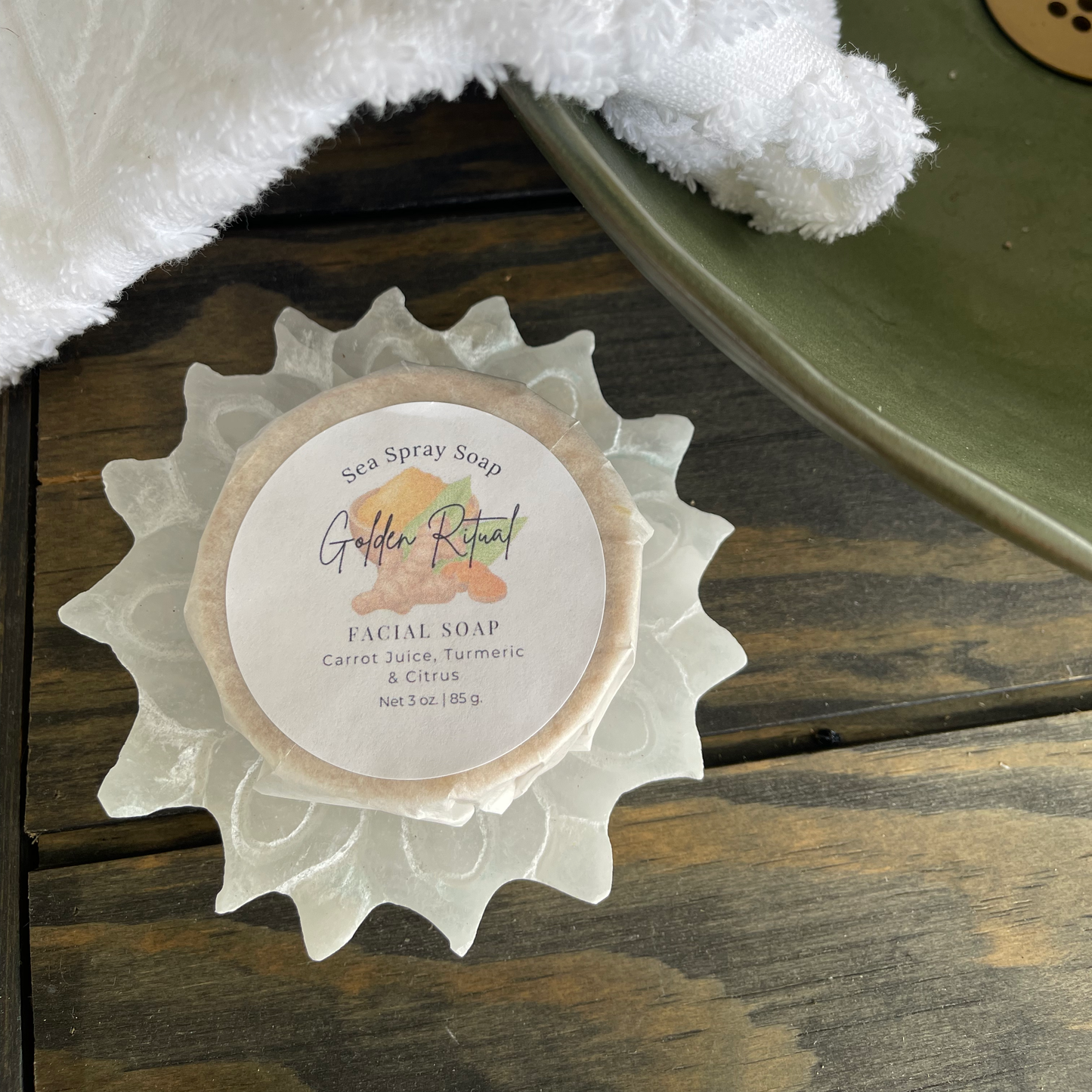 Jabón Facial con Infusión de Cúrcuma Golden Ritual