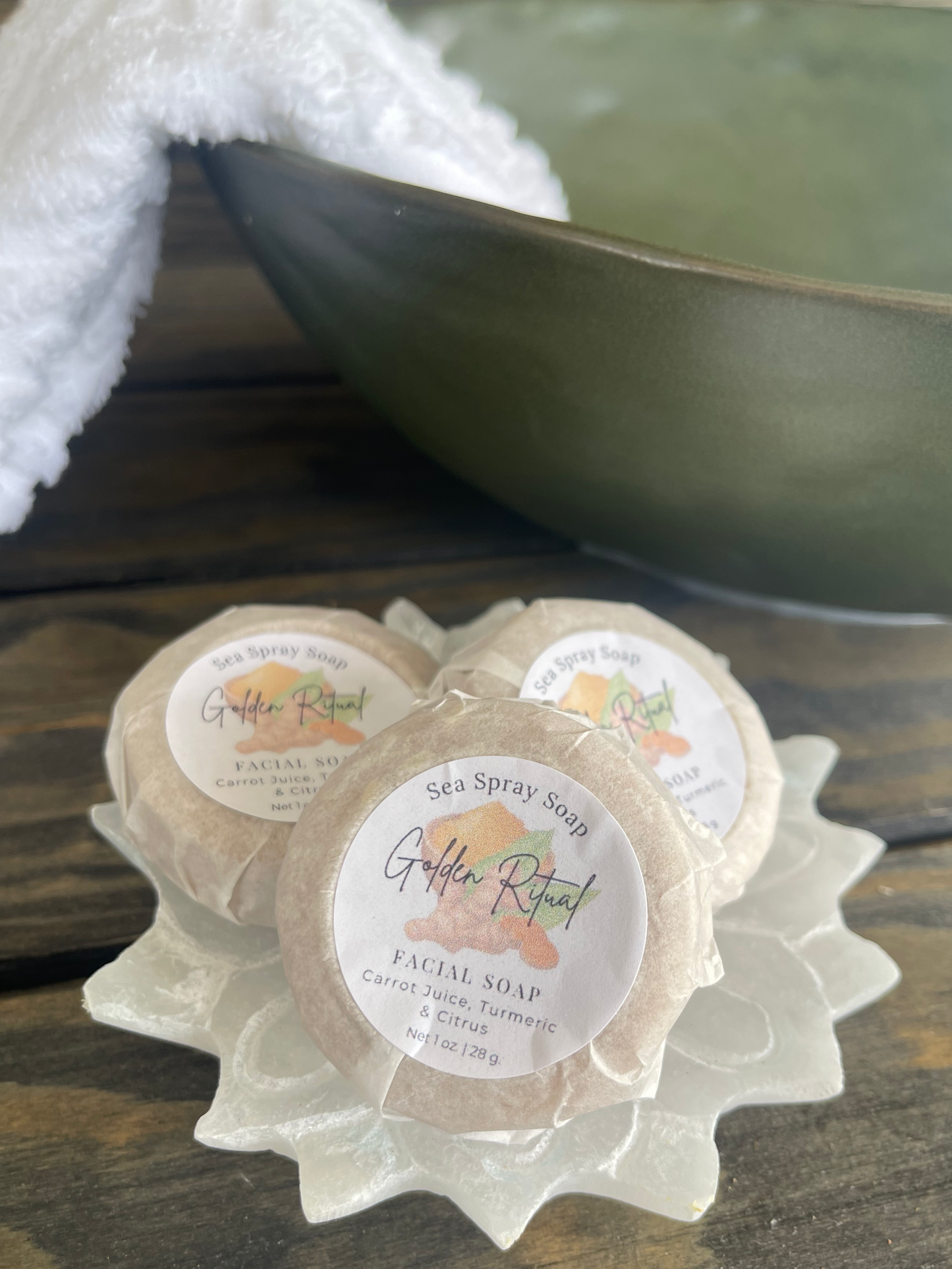 Jabón Facial con Infusión de Cúrcuma Golden Ritual