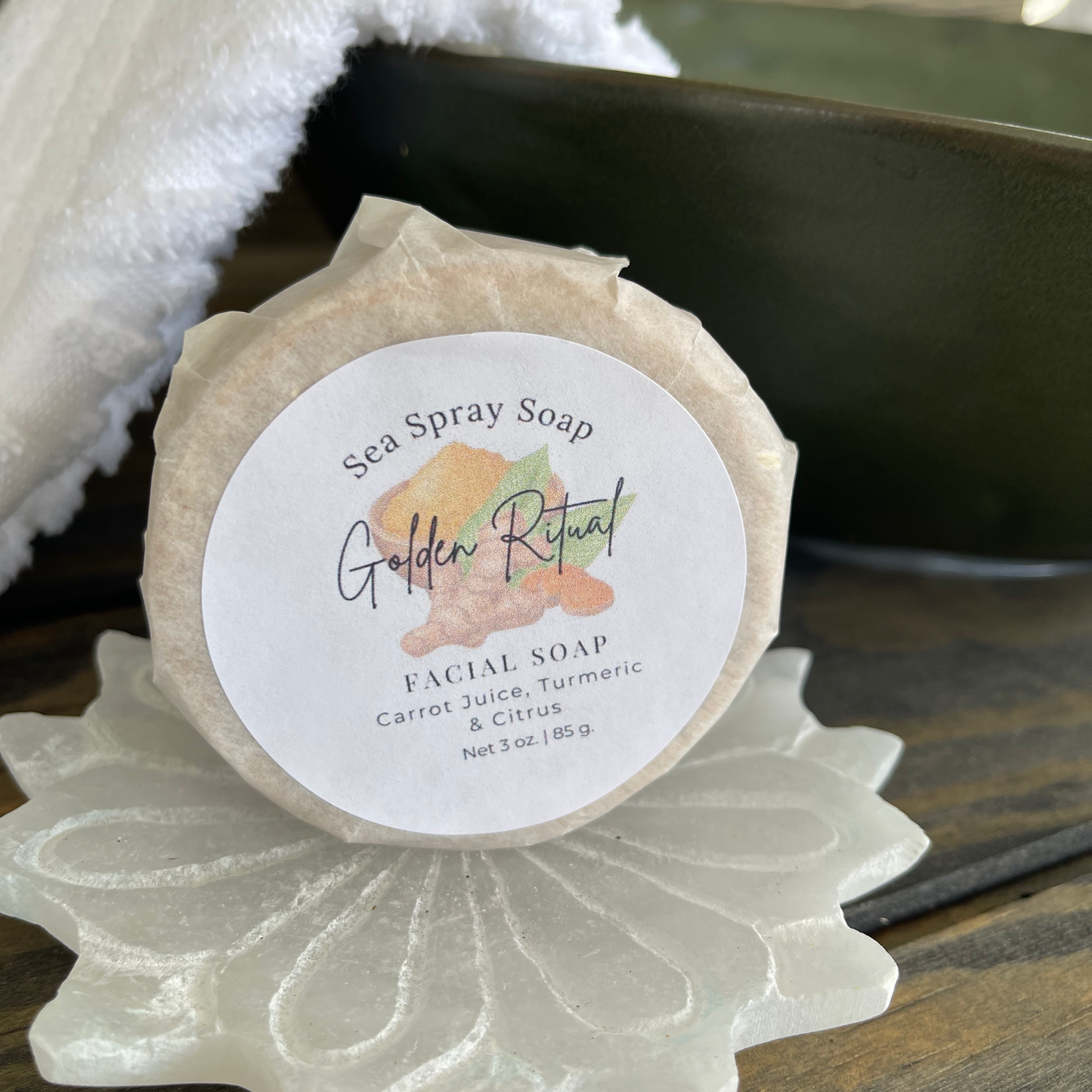 Jabón Facial con Infusión de Cúrcuma Golden Ritual