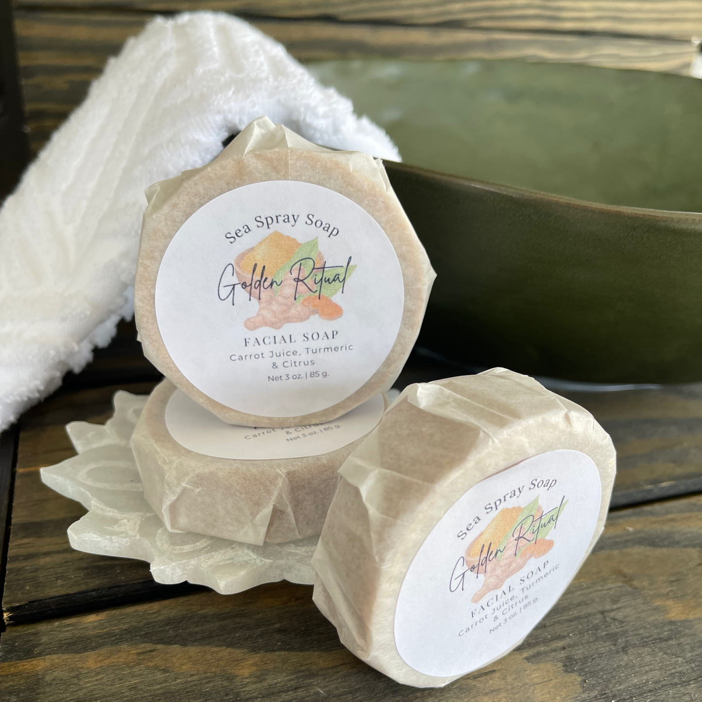 Jabón Facial con Infusión de Cúrcuma Golden Ritual