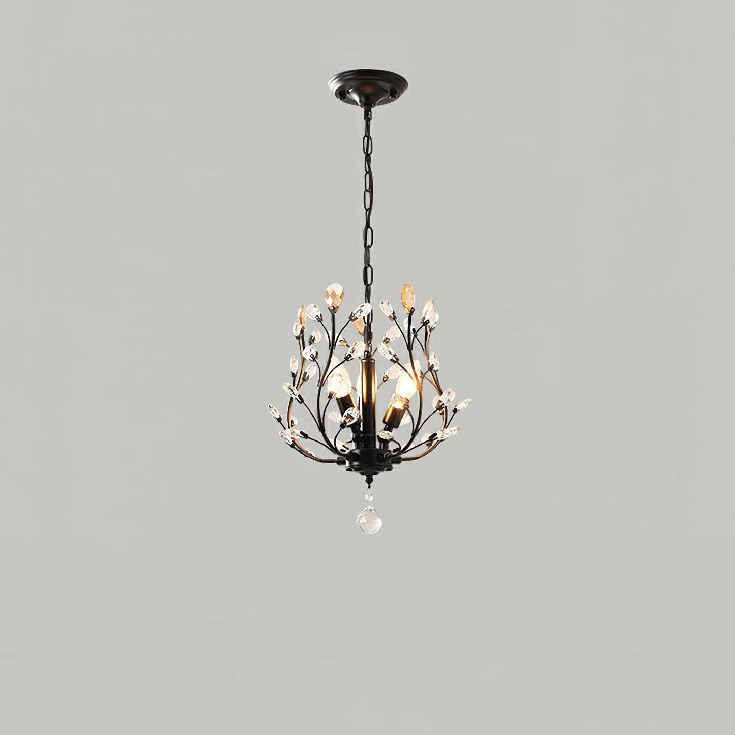 Lámpara de araña de cristal Grace