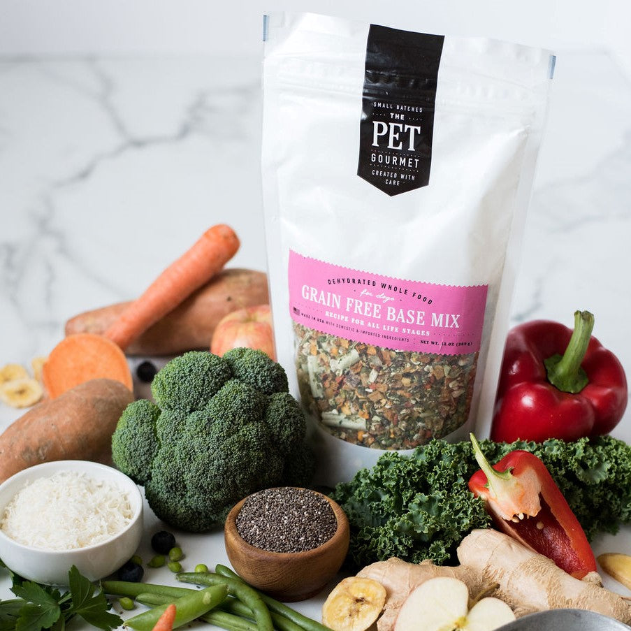 Fruit & Veggie Dog Food Topper & Base Mix