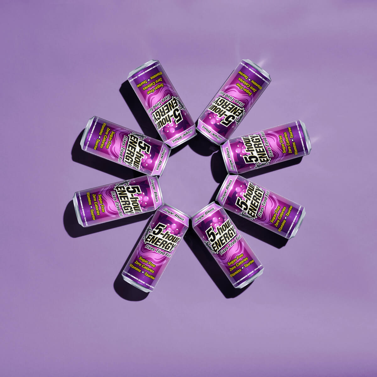 Bebida energética 5-hour ENERGY de sabor Grape Blast, fuerza extra, paquete de 12 unidades