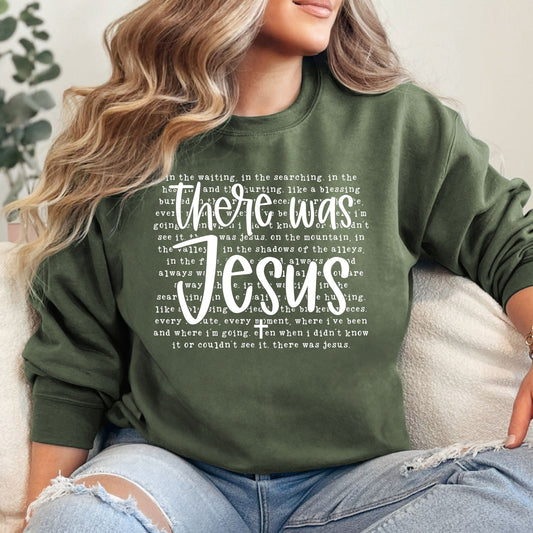 Sudadera gráfica There Was Jesus