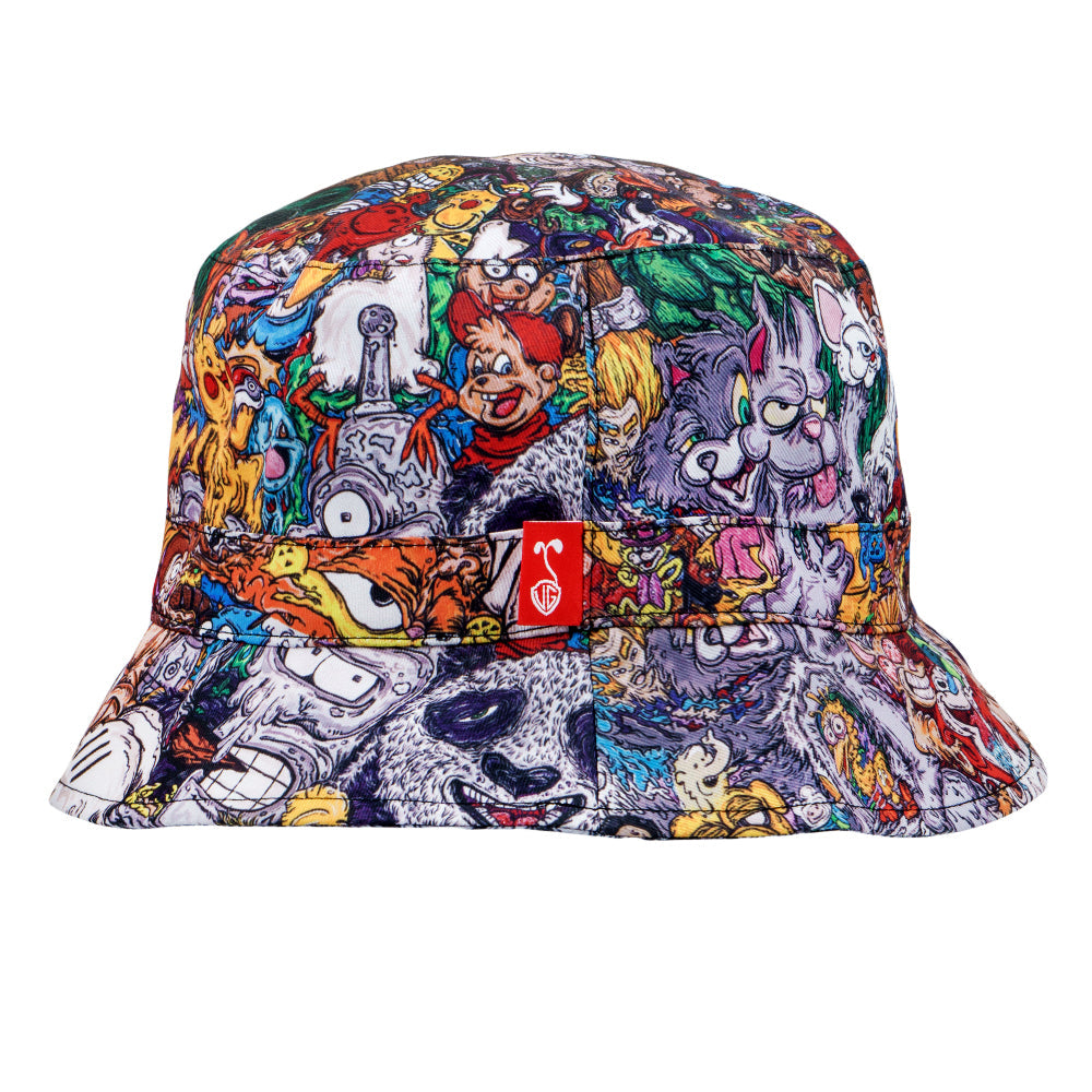 Gorro de pescador reversible Cartoon Gumbo de Vincent Gordon