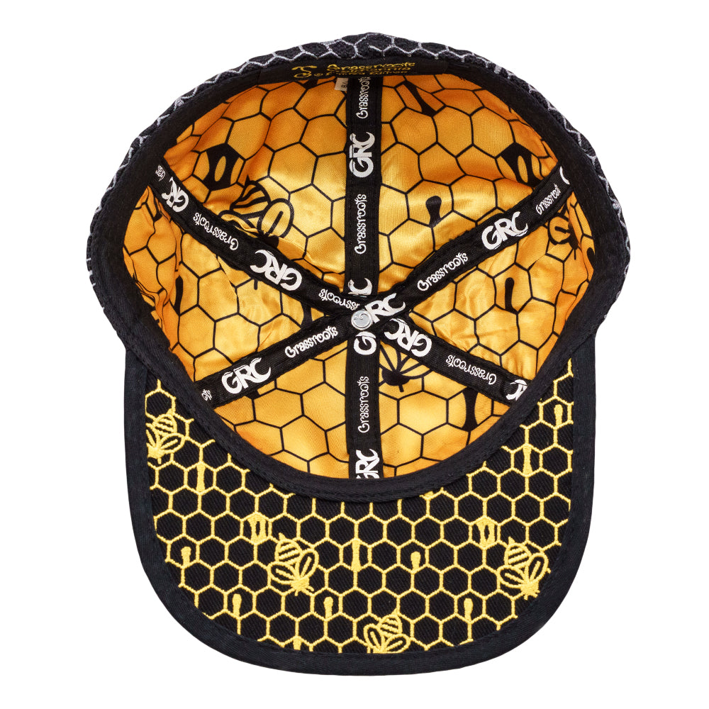 16th Anniversary Honeycomb Black Fitted Hat