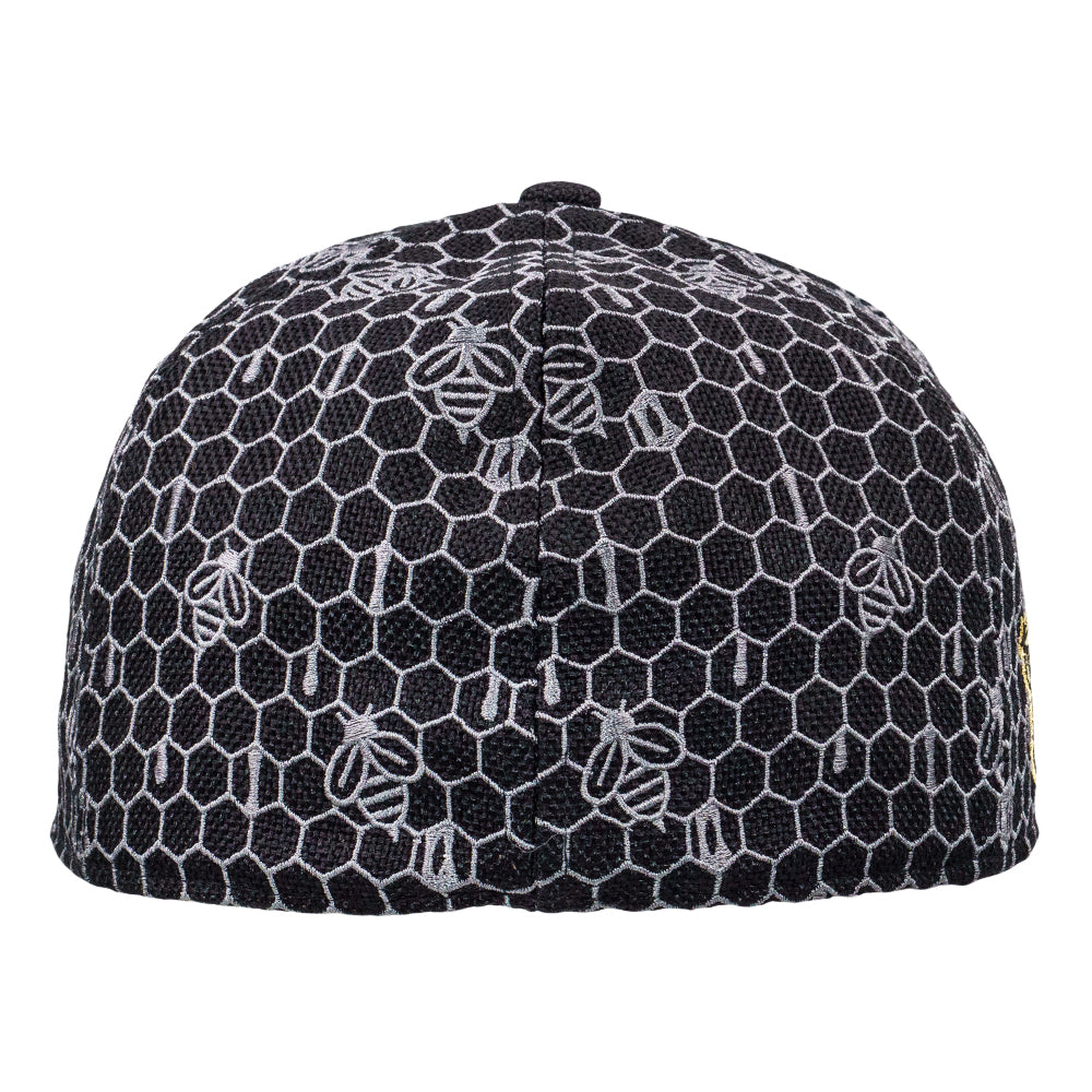 16th Anniversary Honeycomb Black Fitted Hat